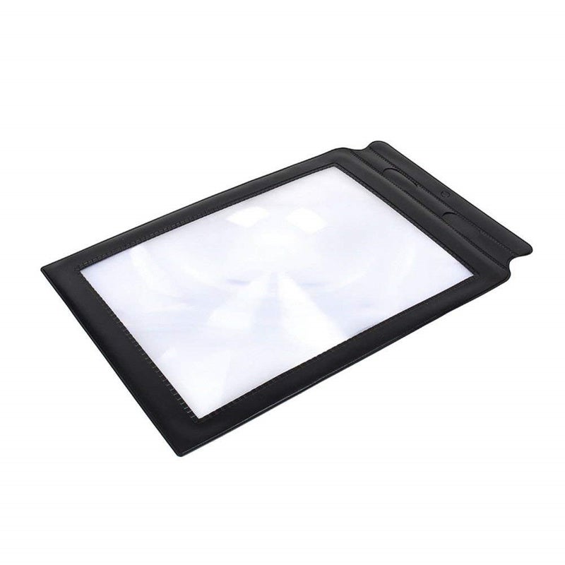 Valuu A4 Magnifier Full Page Reading Magnifier 3X Magnifying Power Large Sheet Magnifying Glass Reading Aid Lens Fresnel for Books Menus Newspapers Improve Elderly Poor Eyesight for The Elderly Gift - Image 2
